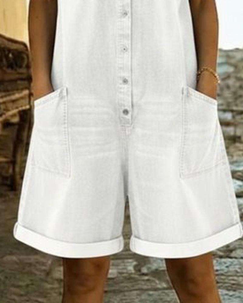 Briar | Short Sleeve Playsuit Dress