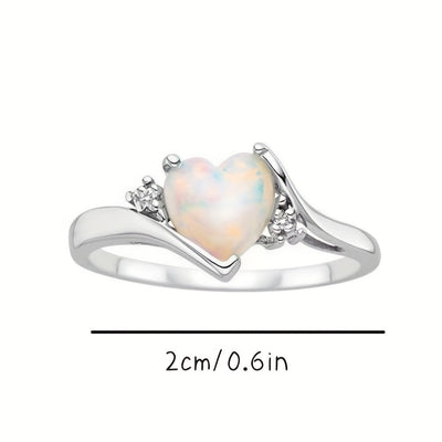 Estelle - Pierścionek z kamieniem księżycowym