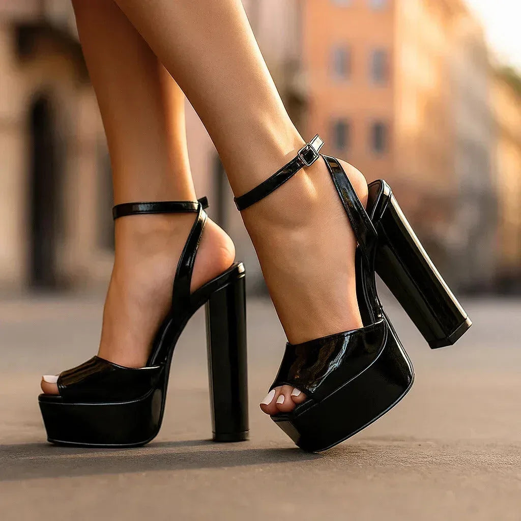 SCARLET RAE BLOCK HEELS