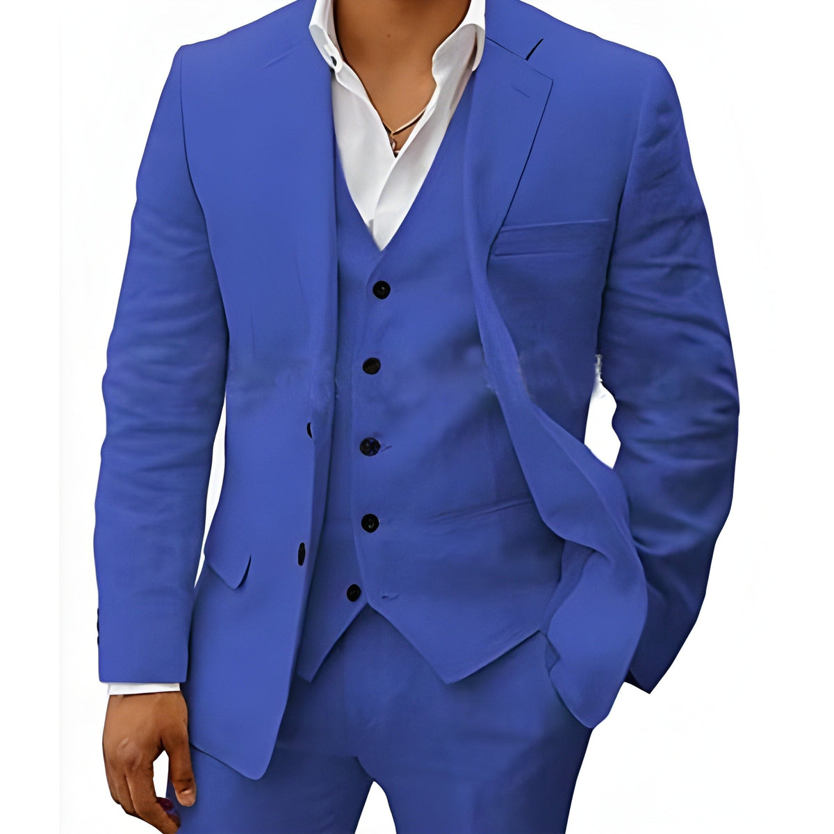 Men's Linen Suit | 3-Piece | Classic & Breathable | Wedding & Summer Look