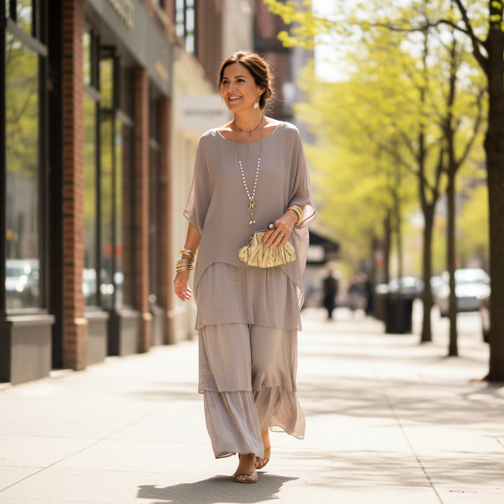 Susan™ | Long and Flowing Elegant Dress