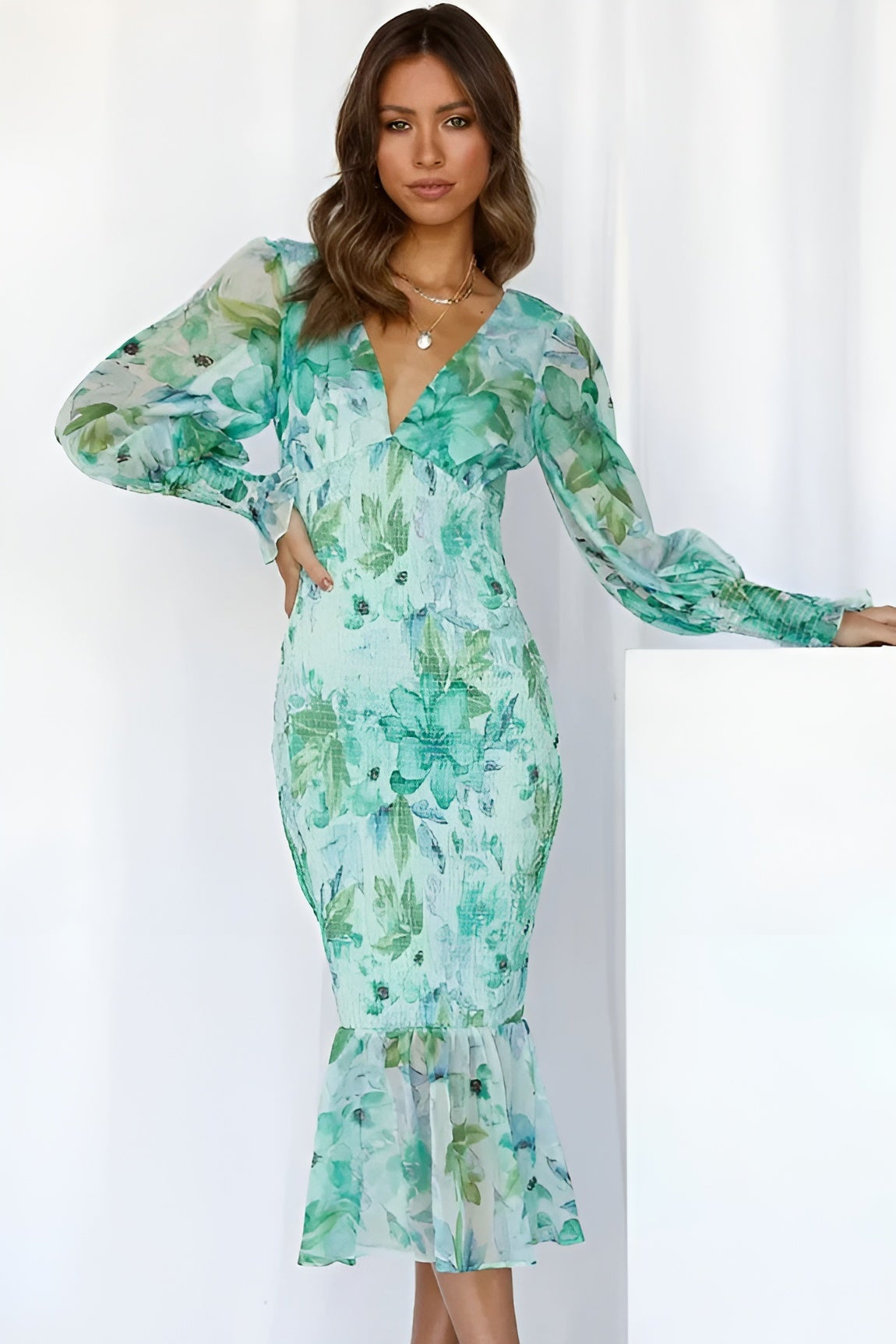 Romée | Oszałamiająca Mini Sukienka Kwiatowa