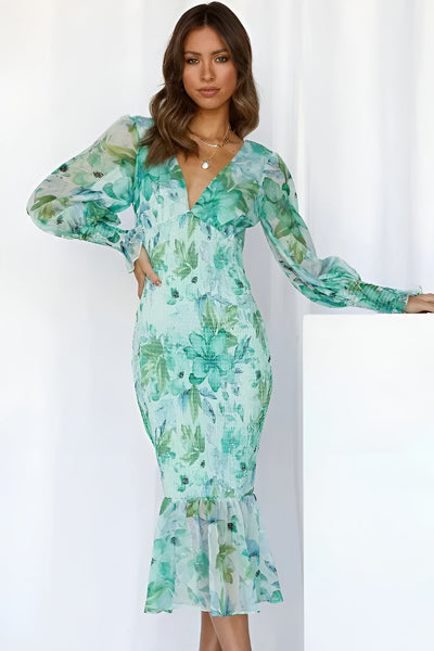 Romée | Oszałamiająca Mini Sukienka Kwiatowa