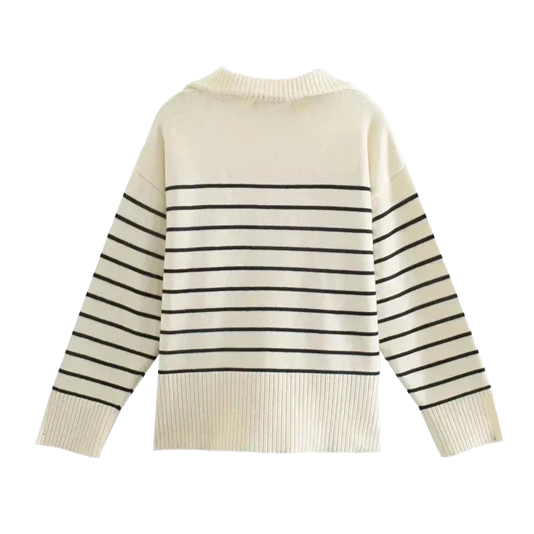 Loes | Striped Sweater