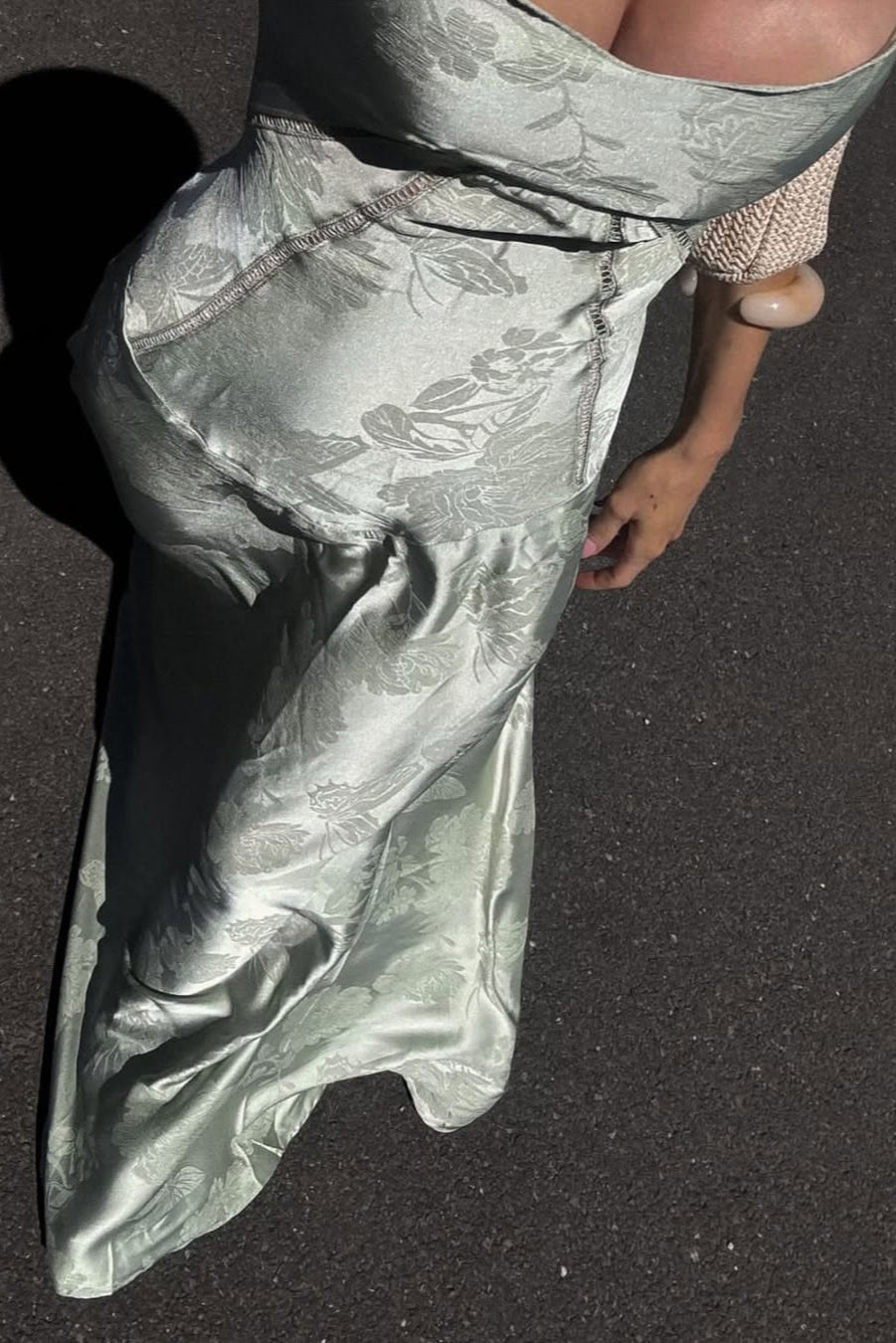 Nova | Sukienka Maxi Pistacjowa