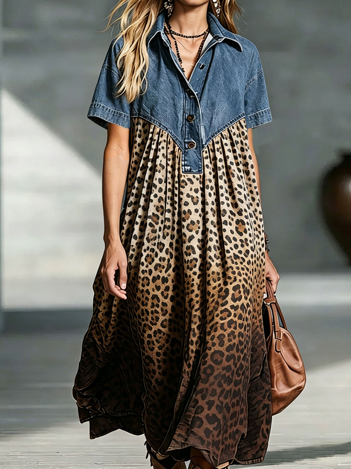 Elanessa - Soft-Touch Midi Dress