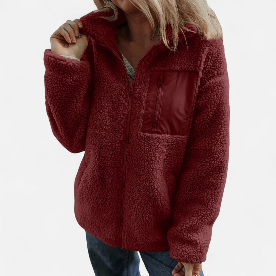 Roselains | Women’s Heritage Fleece Teddy Coat Dresson