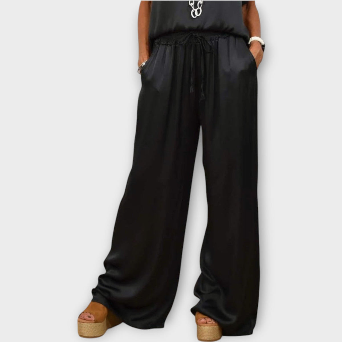 Luxury Satin Two-Piece Set