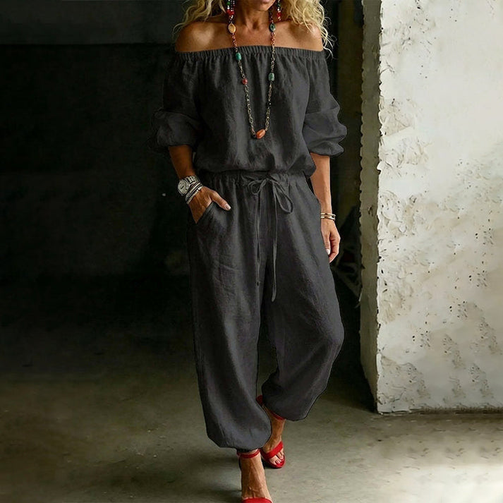 Gunay - Elegant Off-Shoulder Jumpsuit