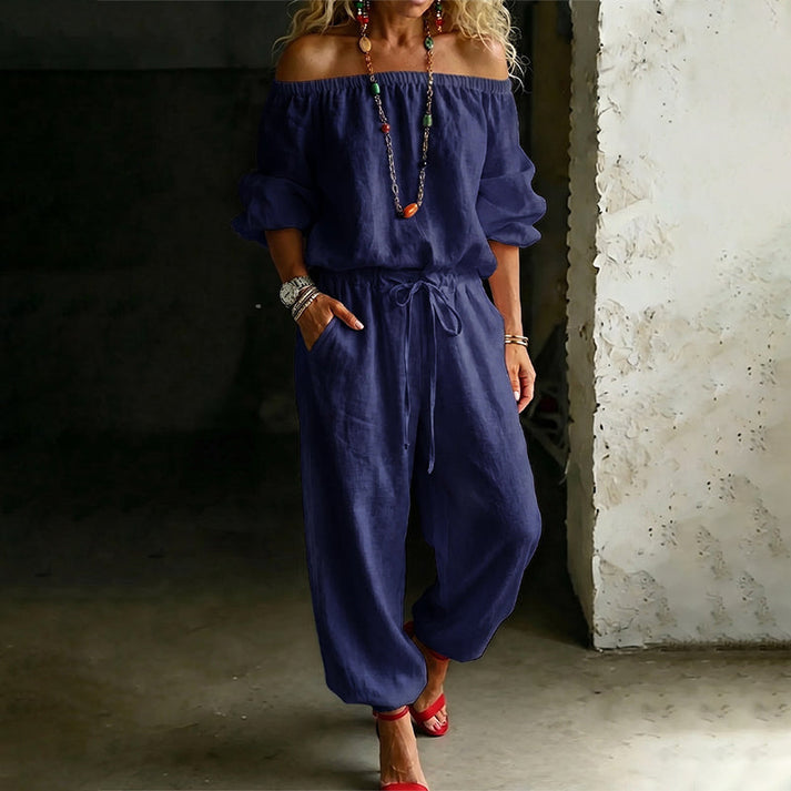 Gunay - Elegant Off-Shoulder Jumpsuit