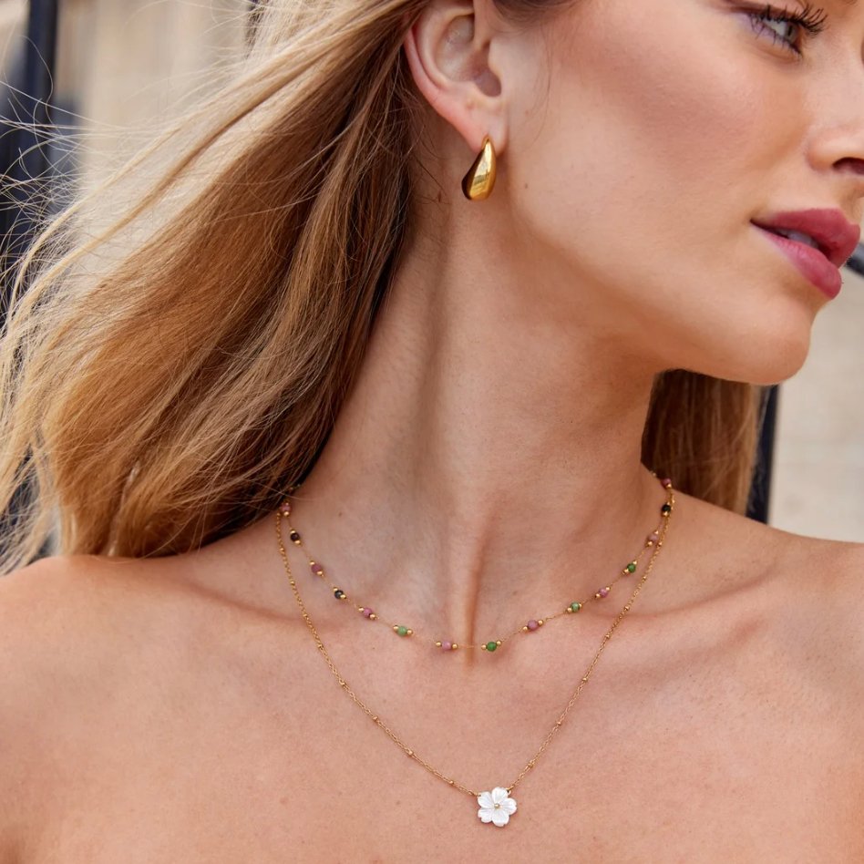 Wspaniały Kwiat Naszyjnik