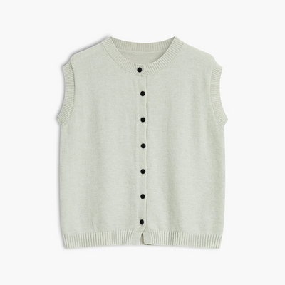 Nylah | Casual Kamizelka Sweter Z Guzikami