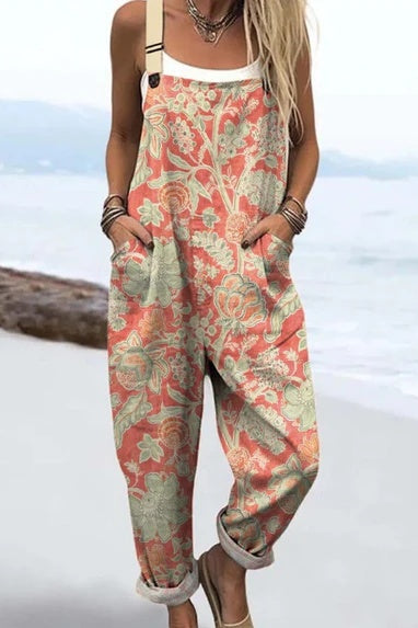 Elin | Sukienka maxi vintage w kwiaty