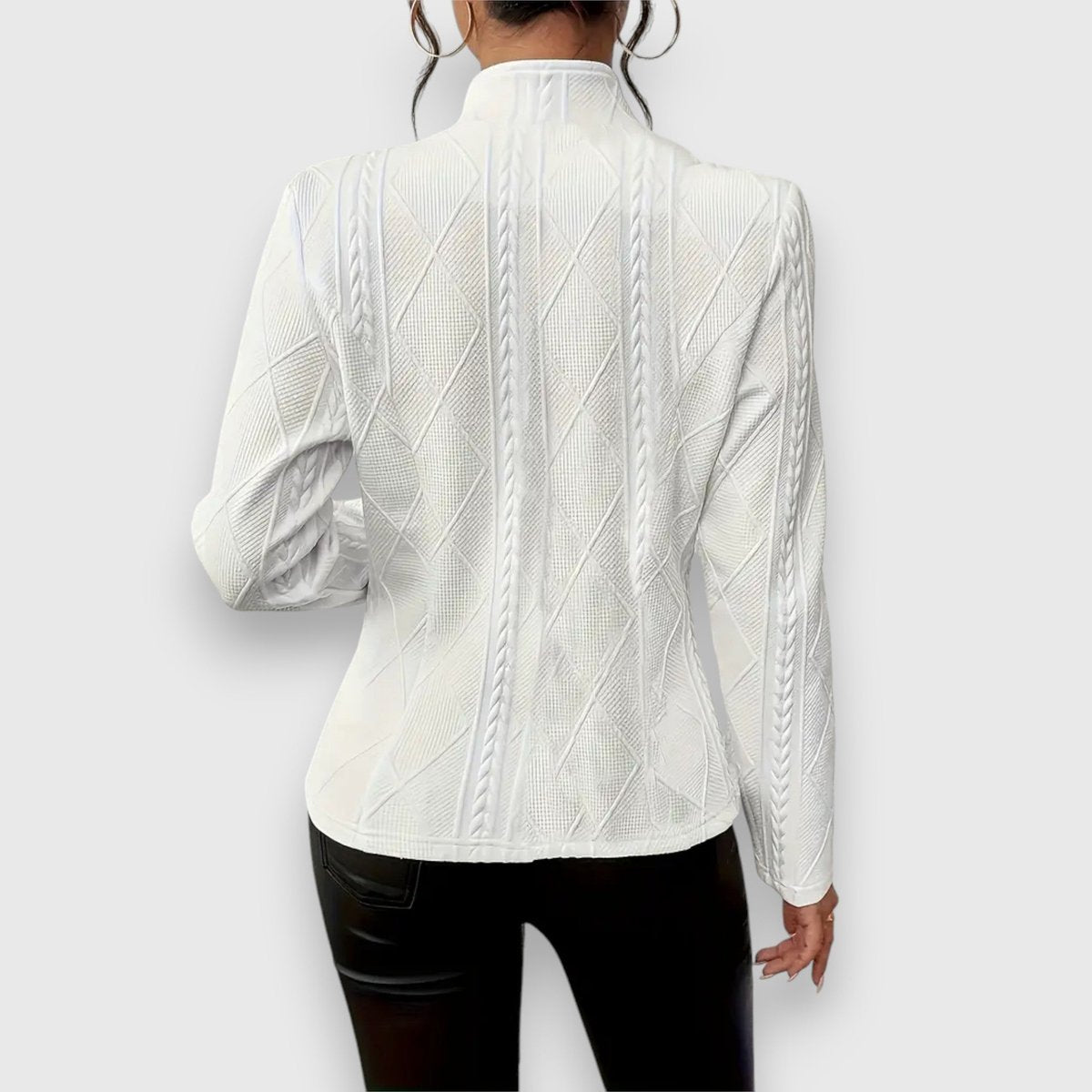 Loretta | Textured Button-Up Cardigan