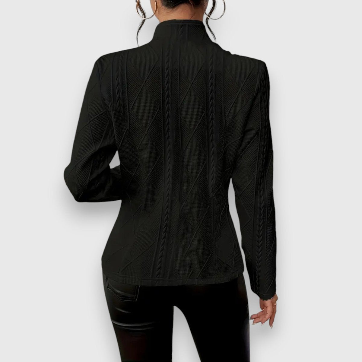 Loretta | Textured Button-Up Cardigan