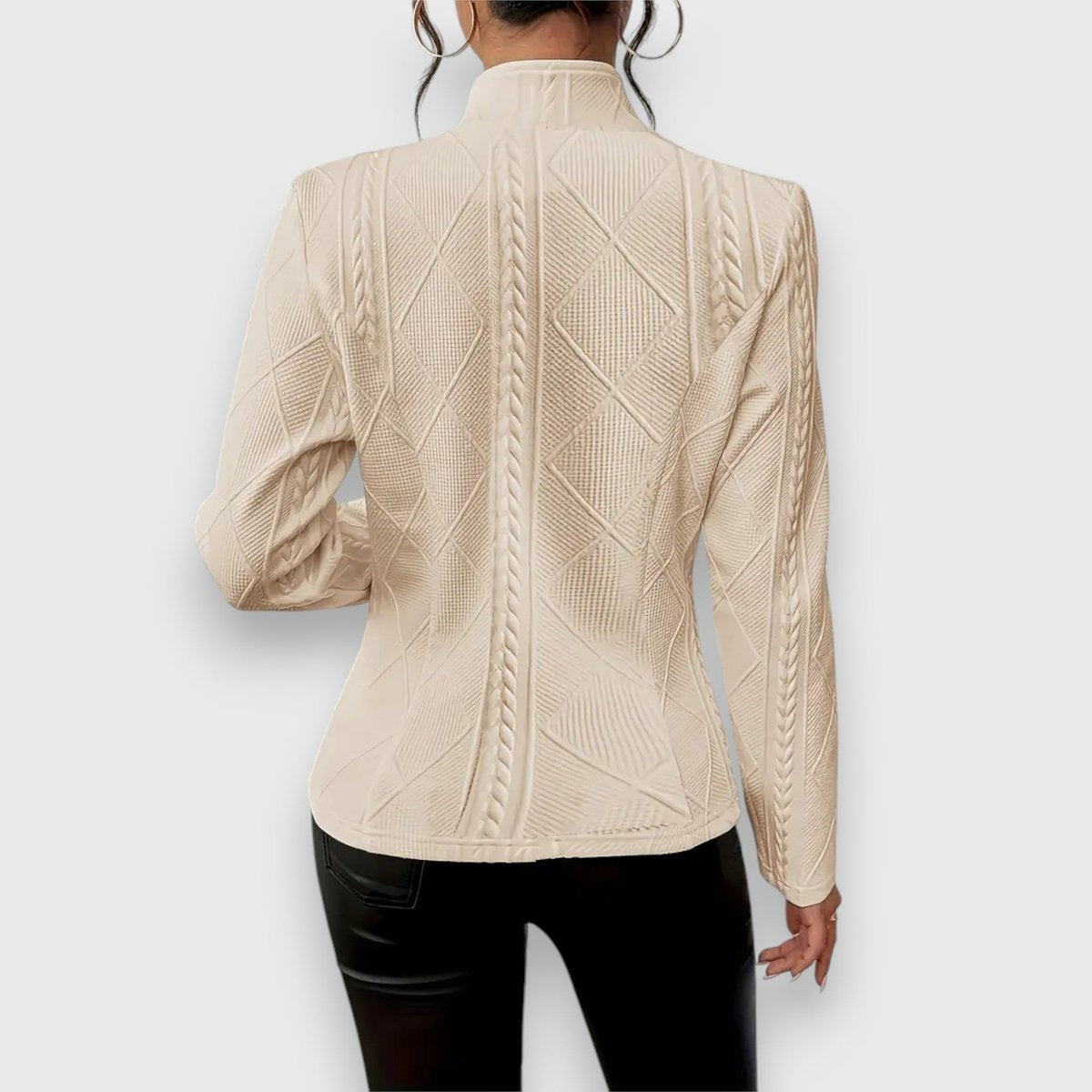 Loretta | Textured Button-Up Cardigan