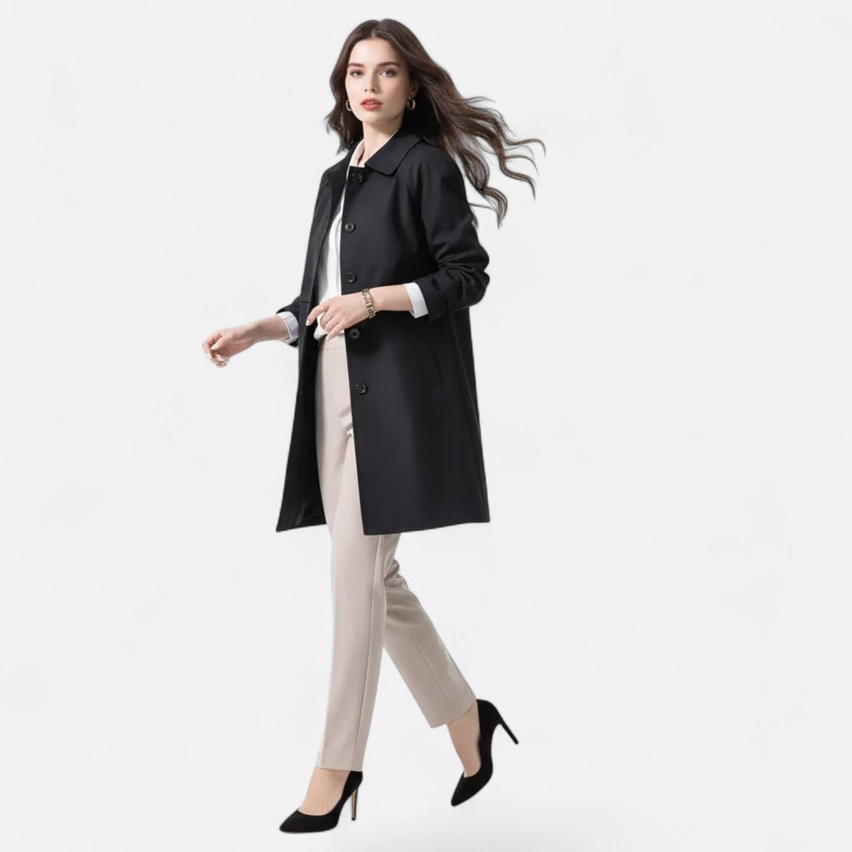Margery | Custom-Fit Mid-Length Coat