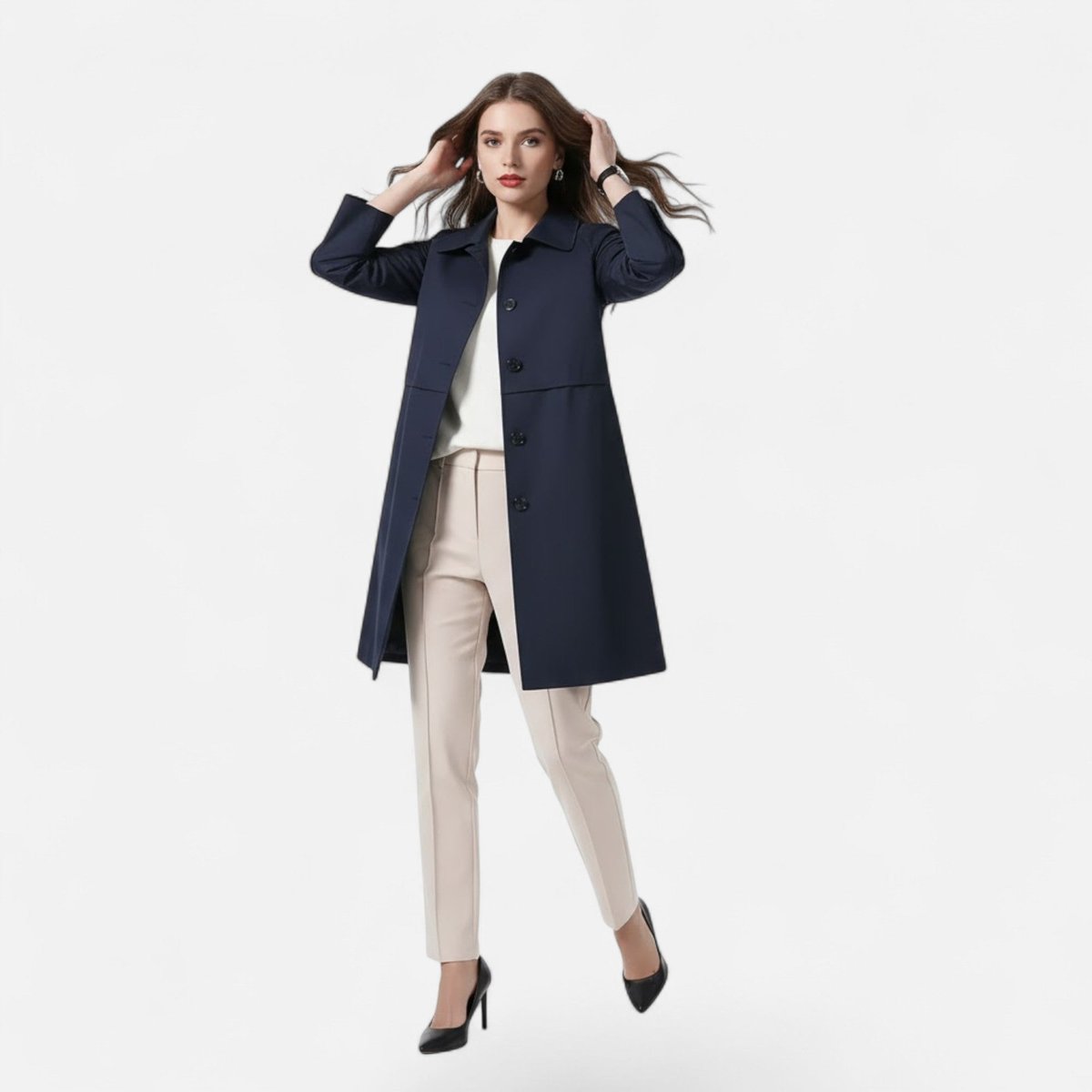 Margery | Custom-Fit Mid-Length Coat