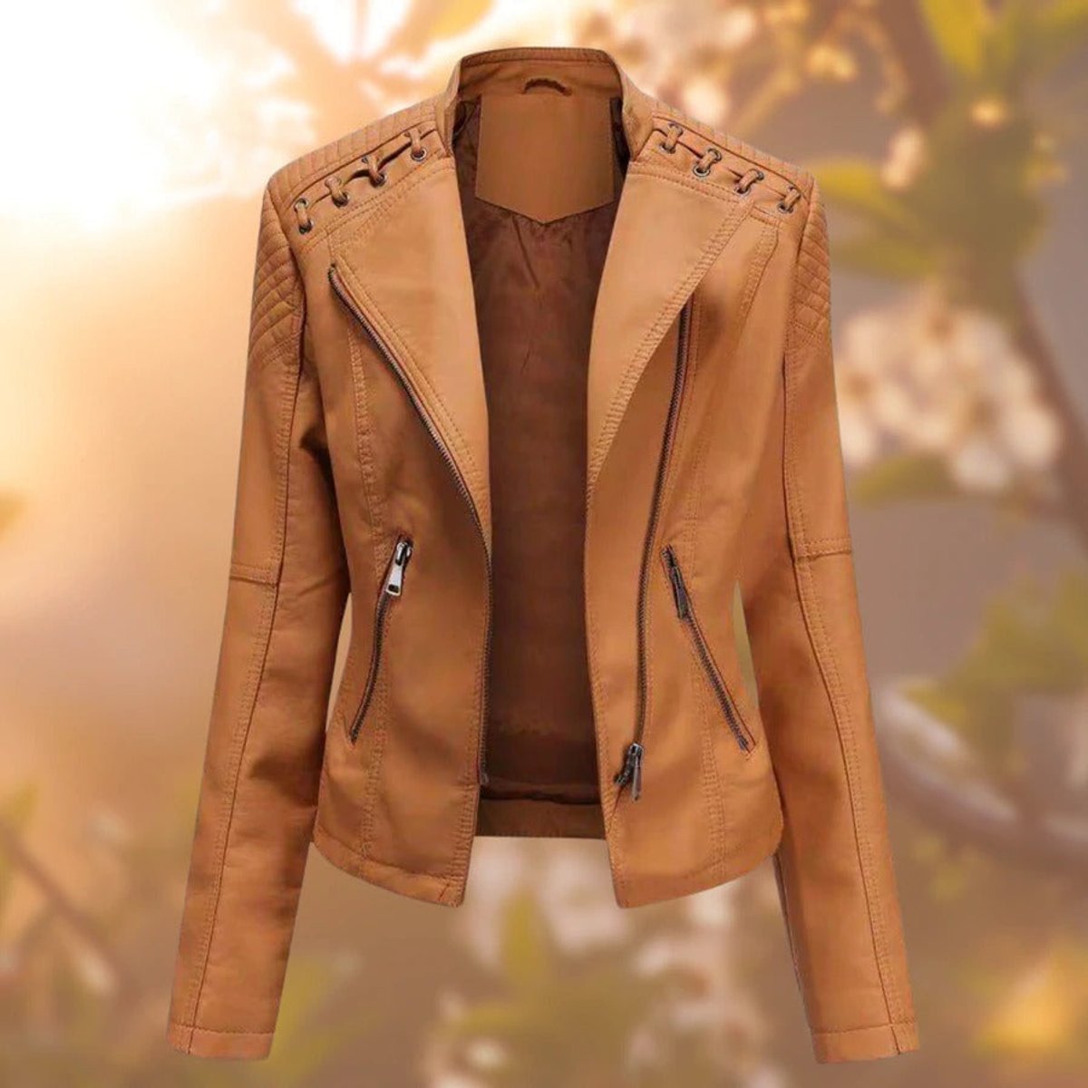 Valentina | Biker-Inspired Zip Jacket