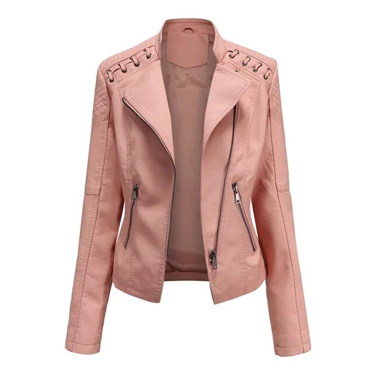Valentina | Biker-Inspired Zip Jacket