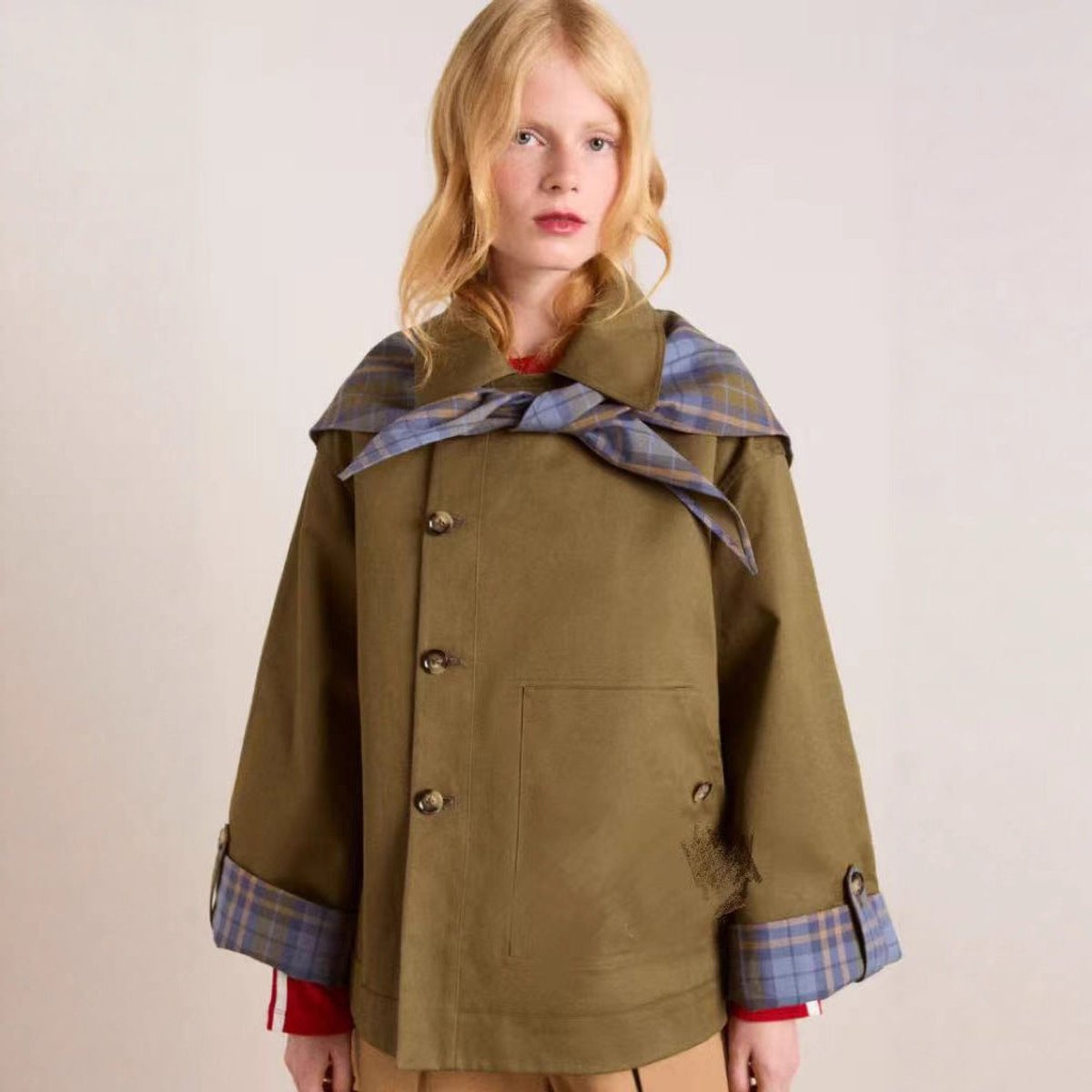 Lorna | Oversized Utility Coat with Double-Breasted Design