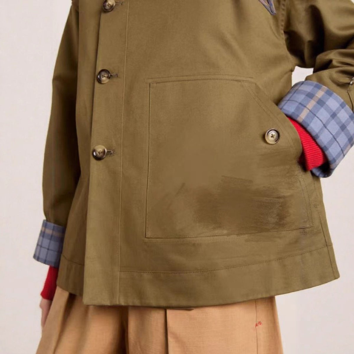 Lorna | Oversized Utility Coat with Double-Breasted Design