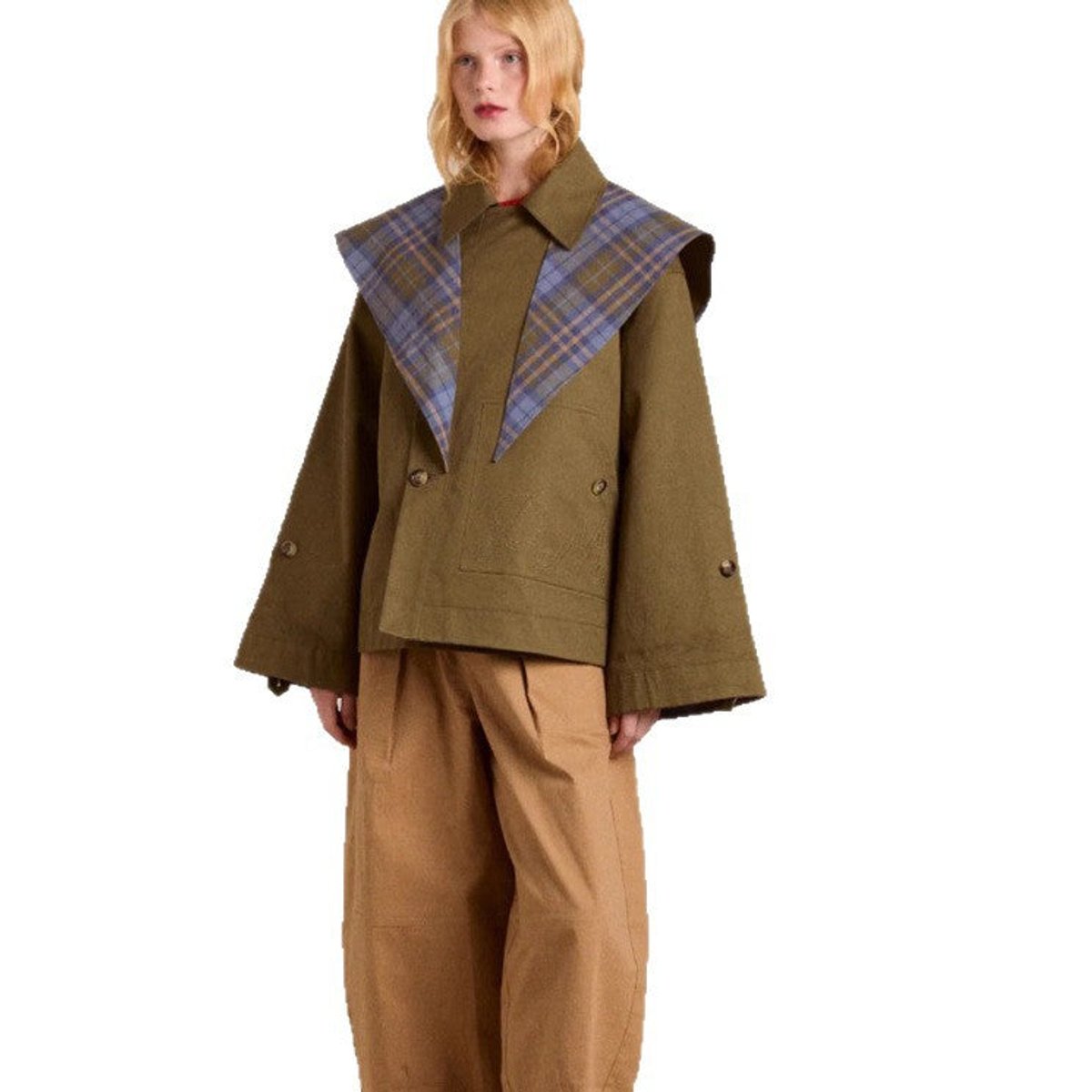 Lorna | Oversized Utility Coat with Double-Breasted Design