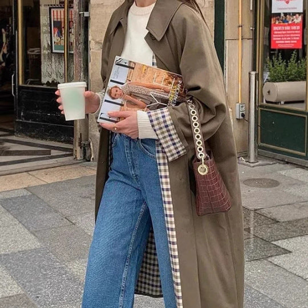 Lucia | Elegant Oversized Long Trench Coat