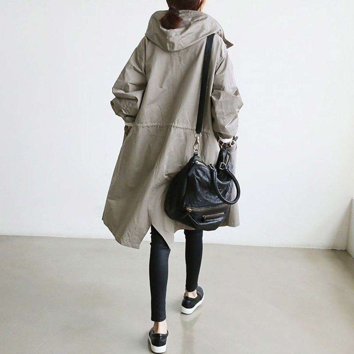 Maisie | Oversized Hooded Button-Up Coat