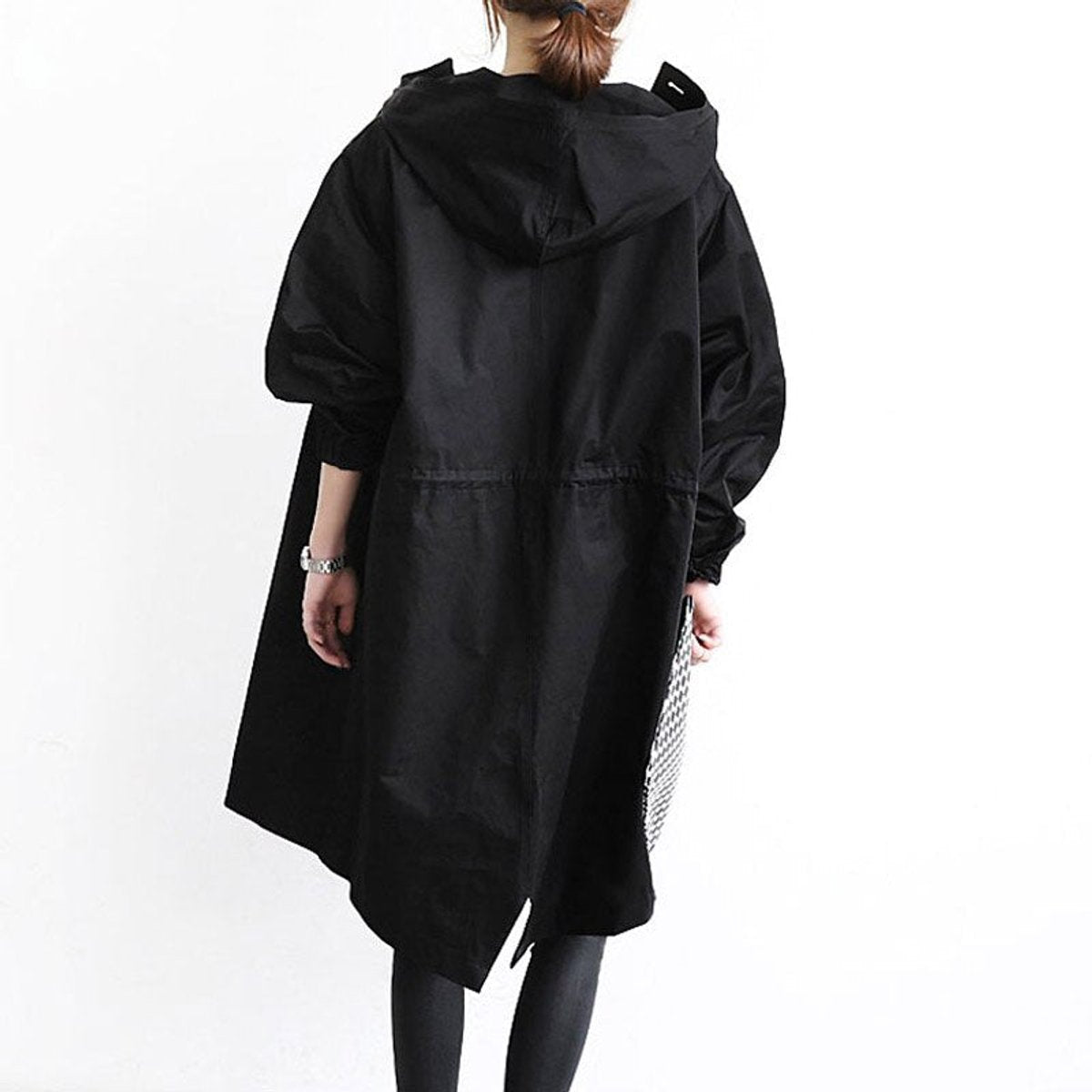 Maisie | Oversized Hooded Button-Up Coat