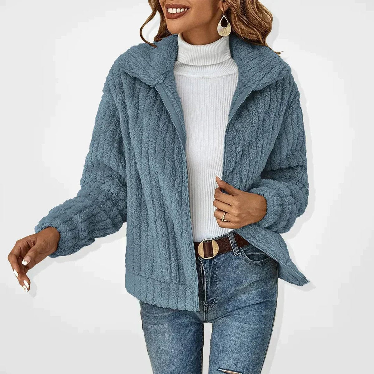 Roberta | Snug Zip-Up Hoodie