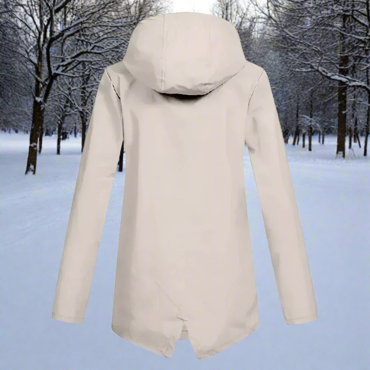 Lorraine | Longline Hooded Waterproof Rain Jacket