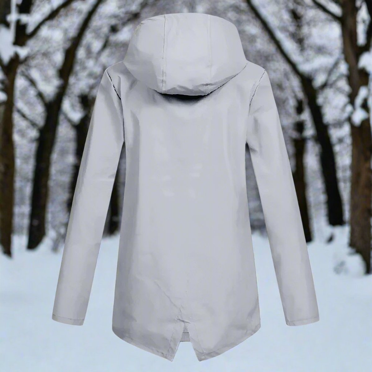 Lorraine | Longline Hooded Waterproof Rain Jacket